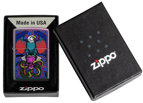 Zippo Eagle, Snake, Skull Design Zippo